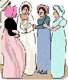 Regency Bride and 4 Ladies