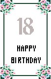 18th Birthday Card 2