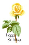 Happy Birthday Rose (Yellow) Card