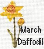 March Daffodil Birthday Card