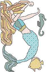 Mermaid (Blackwork)