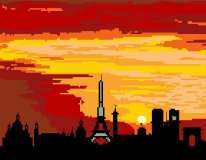 Paris At Sunset