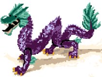Purple Chinese Dragon