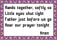 Child's Prayer 3 Sampler