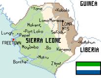 Sierra Leone Map (Africa)