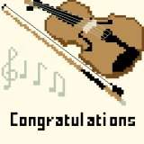 Violin Congratulations Card