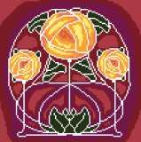 Art Nouveau Rose