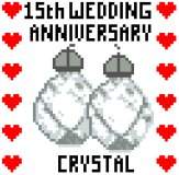 15th Wedding Anniversary (Crystal)