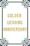 50th Wedding Anniversary 3 (Gold)