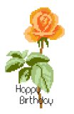 Happy Birthday Rose (Golden) Card