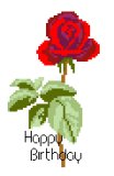 Happy Birthday Rose (Red) Card