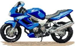 Honda VTR Firestorm 1000 (Blue)