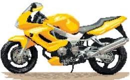 Honda VTR Firestorm 1000 (Yellow)