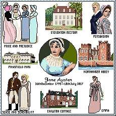 Jane Austen Sampler - Click for Larger View Jane Austen Sampler