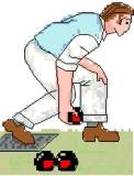 Lawn Bowler Man Card