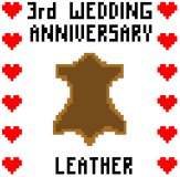 3rd Wedding Anniversary (Leather)