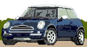 Mini Cooper (Dark Blue)