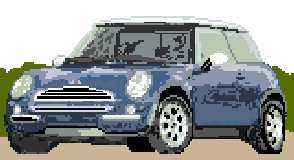 Mini Cooper (Blue)