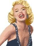 Marilyn Monroe with Diamonds