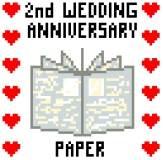 2nd Wedding Anniversary (Paper - UK)