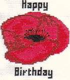 Poppy Birthday Card