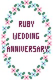 40th Wedding Anniversary 1 (Ruby)