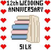 12th Wedding Anniversary (Silk)