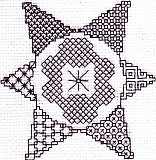 Blackwork Snowflake Card