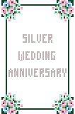25th Wedding Anniversary 3 (Silver)