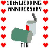 10th Wedding Anniversary (Tin)