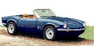 Triumph Spitfire (Blue)