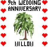 9th Wedding Anniversary (Willow)