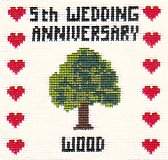 5th Wedding Anniversary (Wood)